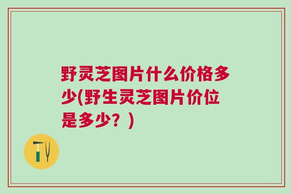 野灵芝图片什么价格多少(野生灵芝图片价位是多少?) 野灵芝图片什么价格多少(野生灵芝图片价位是多少?)