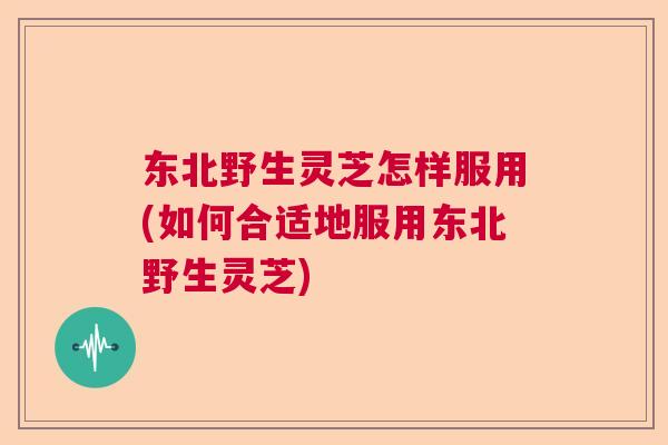 东北野生灵芝怎样服用(如何合适地服用东北野生灵芝)