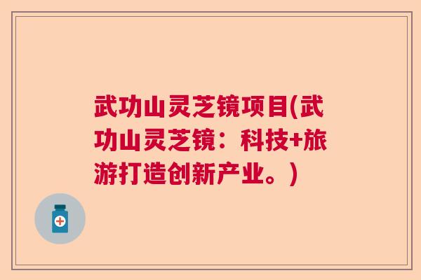 武功山灵芝镜项目(武功山灵芝镜：科技+旅游打造创新产业。)