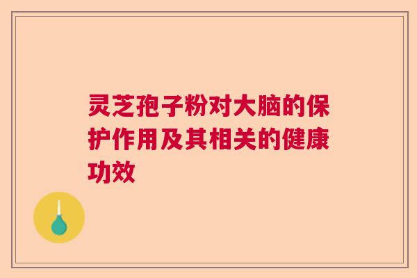灵芝孢子粉对大脑的保护作用及其相关的健康功效