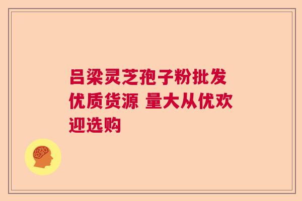 吕梁灵芝孢子粉批发 优质货源 量大从优欢迎选购